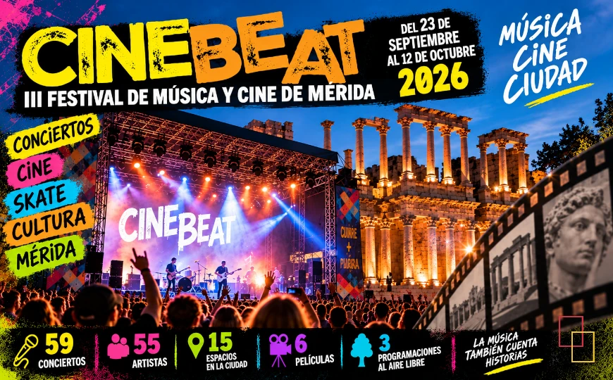CineBeat Mérida 2026, evento cultural ya celebrado