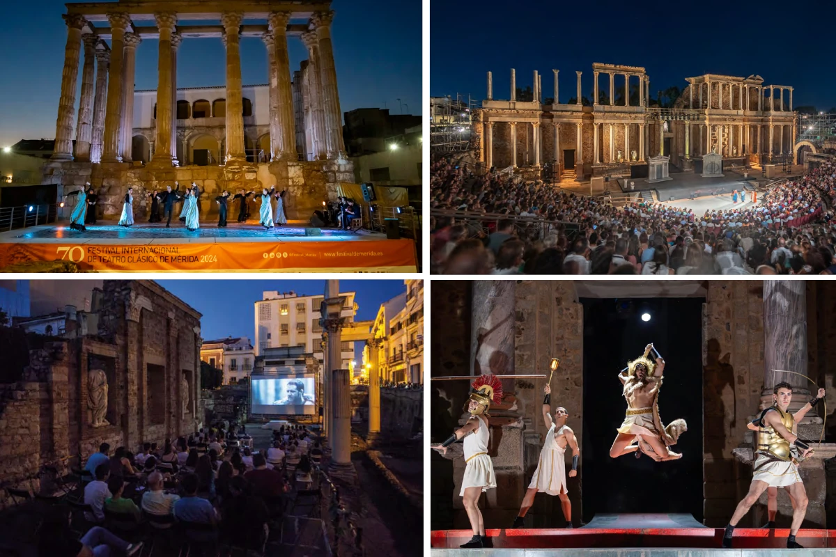 Teatro Romano y ambiente cultural en Mérida